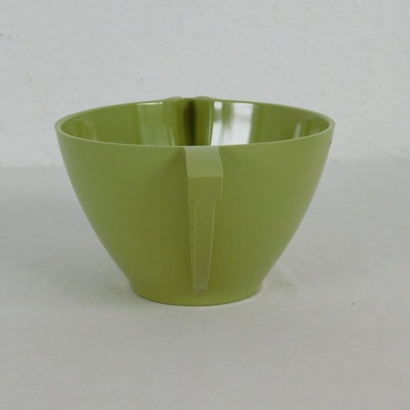 Green Melmac Mallo-Ware Sugar Bowl & Creamer Set Melamine Mallory Vtg 50s NO LID - Picture 9 of 11